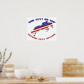 Amerikaans Patriotistisch Ruiterij Poster (Keuken)