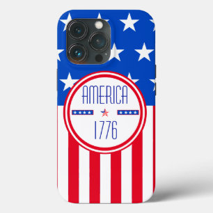 Amerikaans patriottisch 1776 Case-Mate iPhone case