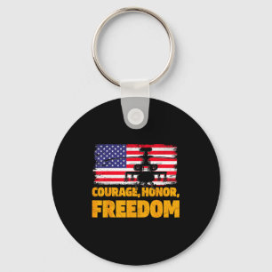Amerikaans patriottisch - Amerikaanse vlag vrijhei Sleutelhanger