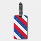 Amerikaans patriottisch bagagelabel (Achterkant verticaal)