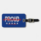 Amerikaans Patriottisch Bagagelabel (Voorkant horizontaal)