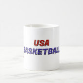 Amerikaans Patriottisch Basketbal Koffiemok (Center)