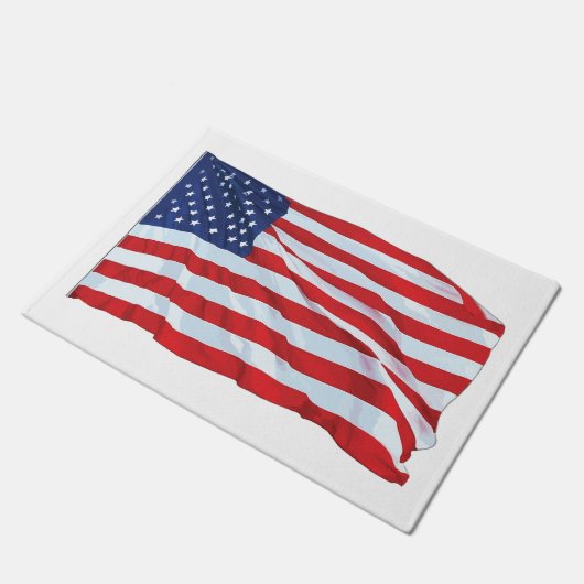 Amerikaans patriottisch deurkleed van Amerikaanse  Deurmat (Schuin)