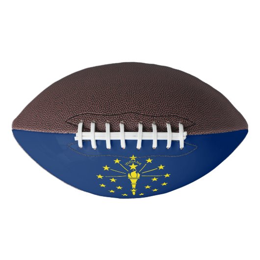 Amerikaans Patriottisch football met Indiana-vlag (Voorkant)