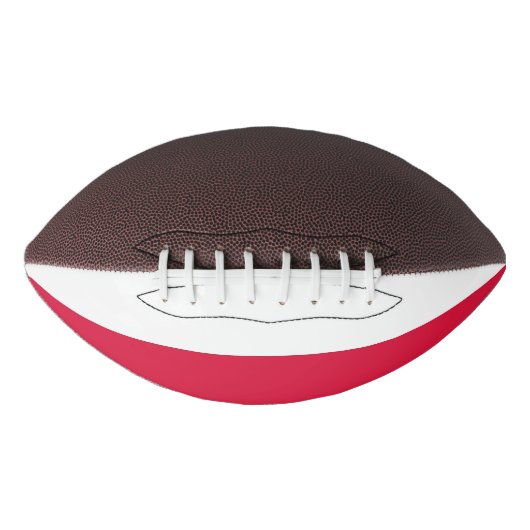 Amerikaans Patriottisch football met vlag van Pole (Voorkant)