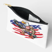 Amerikaans/patriottisch gewichtheffen steenarend etui (Open)