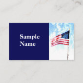 Amerikaans patriottisch ontwerp van de Amerikaanse Visitekaartje (Voorkant)