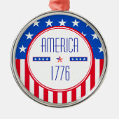 Amerikaans Patriottisch Ornament 1776 (Voorkant)