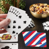 Amerikaans patriottisch pokerkaarten (Insitu)