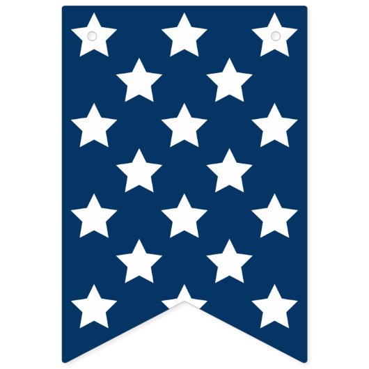 Amerikaans Patriottisch Rood Wit en Blauw Vlaggetjes (Tweede vlag)