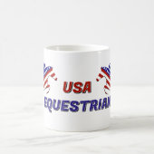 Amerikaans patriottisch ruiter koffiemok (Center)