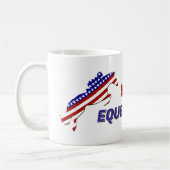 Amerikaans patriottisch ruiter koffiemok (Links)
