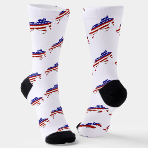 Amerikaans Patriottisch Ruiterij Sokken