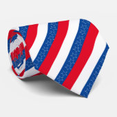 Amerikaans patriottisch stropdas (Opgerold)