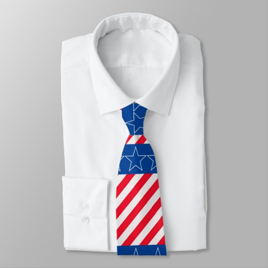 Amerikaans patriottisch stropdas (Gebonden)