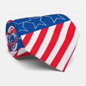 Amerikaans patriottisch stropdas (Opgerold)