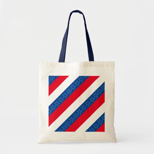 Amerikaans patriottisch tote bag (Voorkant)