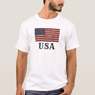 Amerikaans patriottisch vlagontwerp t-shirt