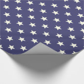 Amerikaans patriottisch vlagstaatpatroon cadeaupapier (Hoek)