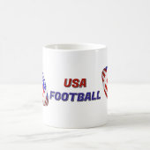 Amerikaans Patriottisch Voetbal Koffiemok (Center)