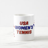 Amerikaans Patriottisch Vrouwentennis Koffiemok (Center)