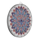 Amerikaans patriottische Amerikaanse adelaar rood  Dartbord (Voorkant Links)