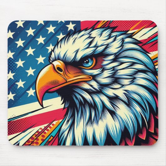 Amerikaans patriottische muismat (Voorkant)