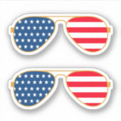 Amerikaans patroon - Cool Sunbril Pack Sticker (Voorkant)