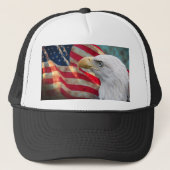 Amerikaans Pet van de vlag met Eagle (Voorkant)