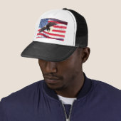 Amerikaans Pet van Eagle en Vlag (In situ)