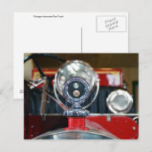 Amerikaans Pet voor brandweergas in LaFrance Briefkaart (Voorkant / Achterkant)