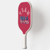 Amerikaans Pickleball Bat | VS Patriotisch Ontwerp Paddle (Links)