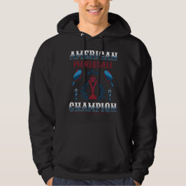 Amerikaans Pickleball Kampioen Grappig 4th van jul Hoodie