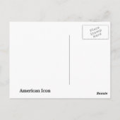 Amerikaans Pictogram Briefkaart (Achterkant)