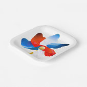 Amerikaans Pinwheel Papieren Bordje (Gebogen)