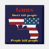 Amerikaans Pistool Magnet (Voorkant)