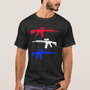 Amerikaans Pistool van de conservatieve partij Twe T-shirt