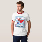 Amerikaans Pop Cowboy T-Shirt (Voorkant volledig)