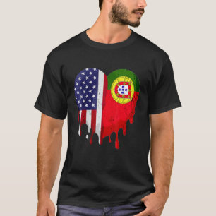 Amerikaans Portugees erfgoed - Maand Portugal vlag T-shirt