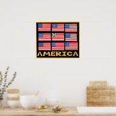Amerikaans poster (Keuken)