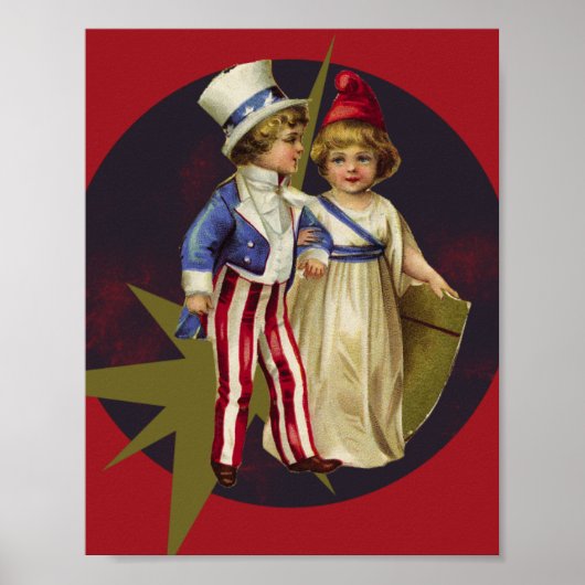 Amerikaans Poster (Voorkant)
