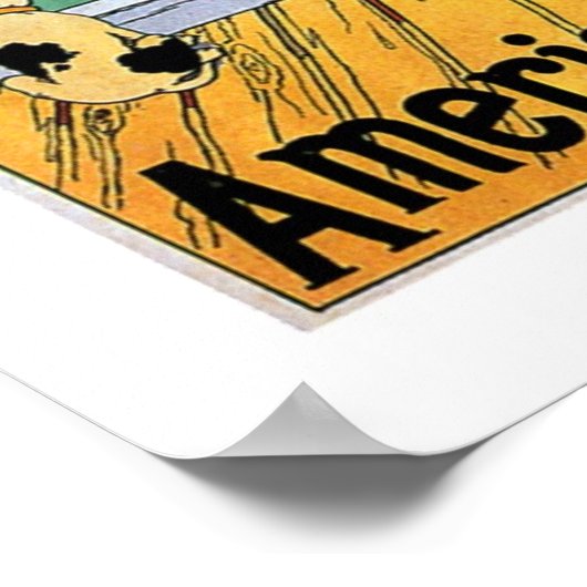 Amerikaans Poster (Hoek)