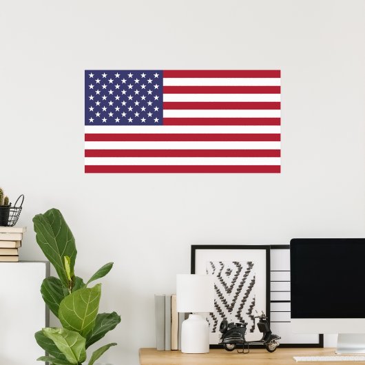 Amerikaans Poster (Thuiskantoor)