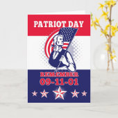 Amerikaans Poster 911 van de Dag van de Patriot Kaart (Gele Bloem)