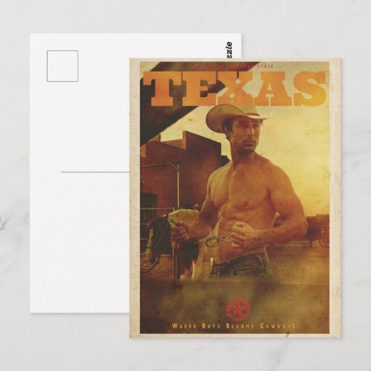  Amerikaans Poster Briefkaart (Voorkant / Achterkant)