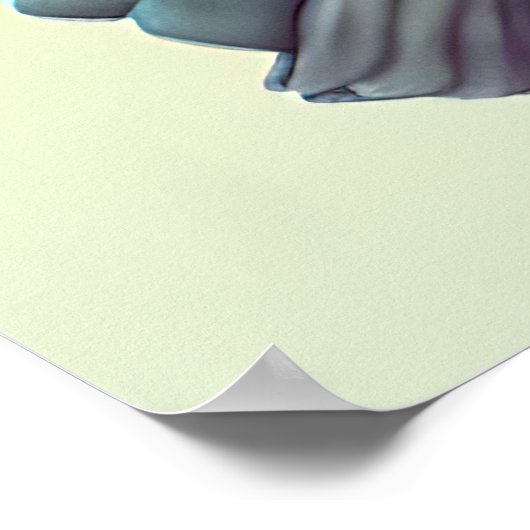 Amerikaans Poster Bullfrog Hipster (Hoek)