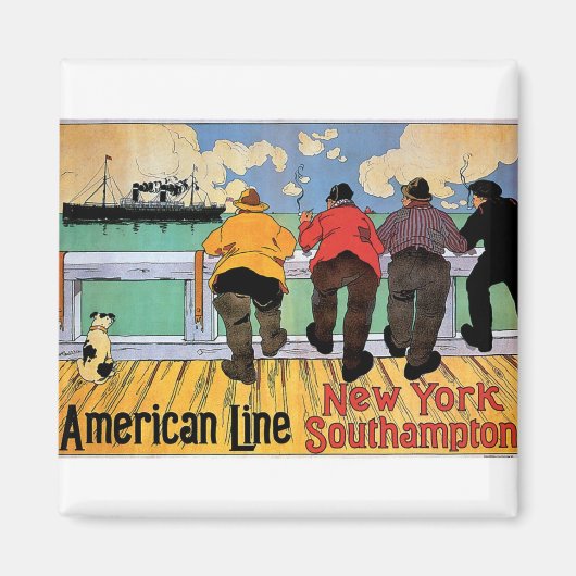 Amerikaans Poster Magneet (Voorkant)