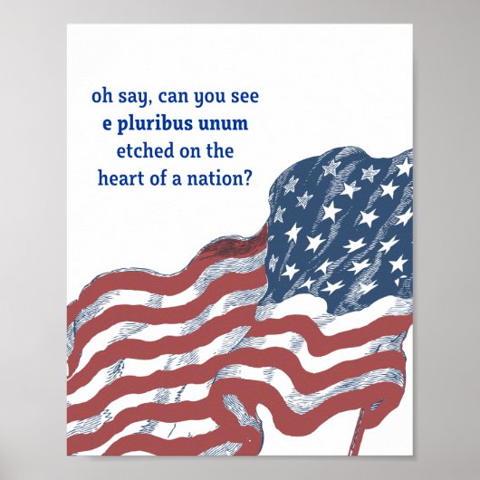  Amerikaans Poster Motivatie Gezegde (Voorkant)