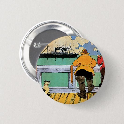 Amerikaans Poster Ronde Button 5,7 Cm (Voorkant /achterkant)