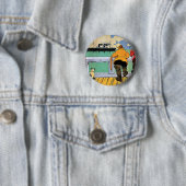 Amerikaans Poster Ronde Button 5,7 Cm (In situ)